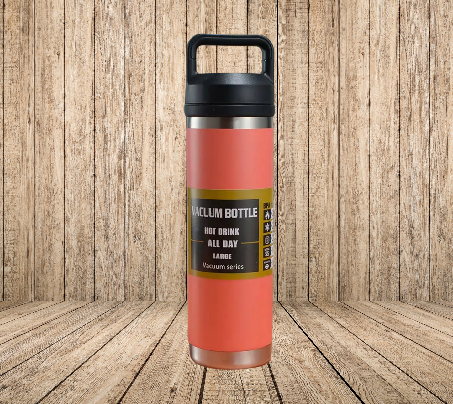 18oz Stainless Steel Engraved Drink Bottle – Back-to-School Essential