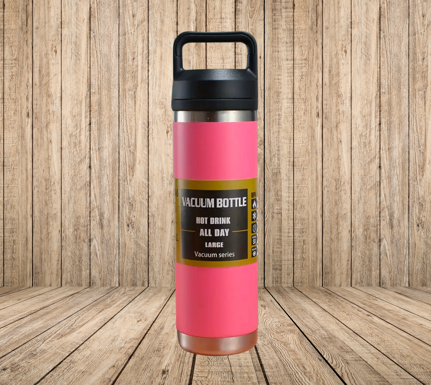 18oz Stainless Steel Engraved Drink Bottle – Back-to-School Essential