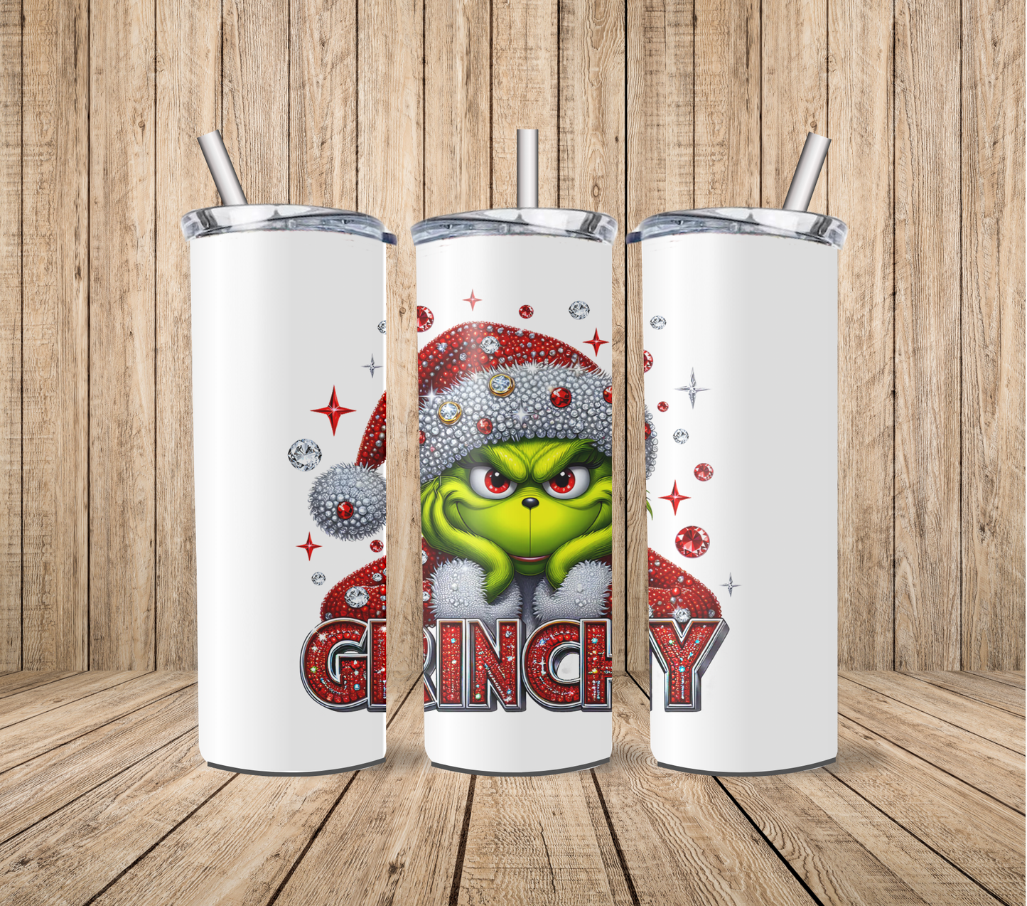 Grinch Bling 20oz Tumbler