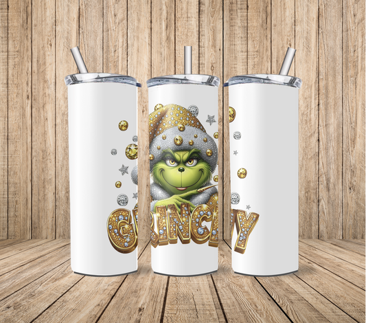 Grinch Bling 20oz Tumbler