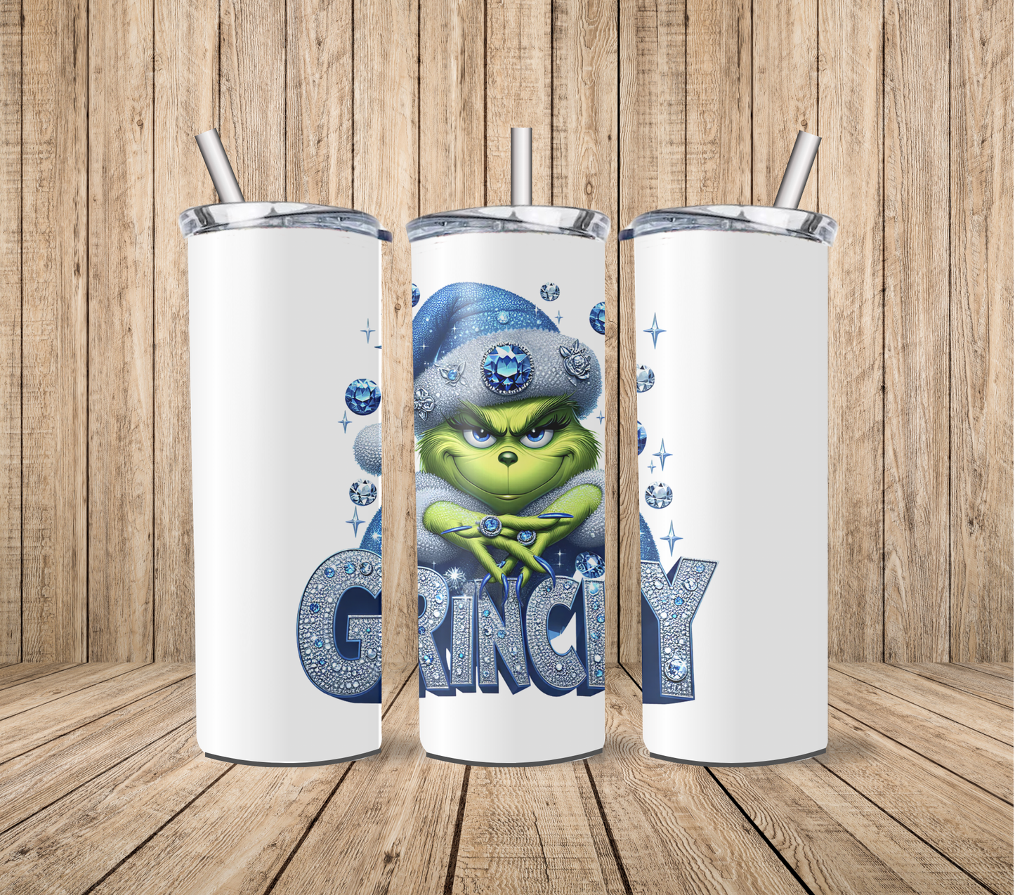 Grinch Bling 20oz Tumbler